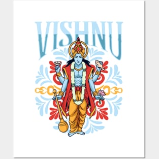 Hindu God - Vishnu Posters and Art